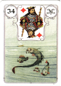 Карта "Риби" в Ленорманд