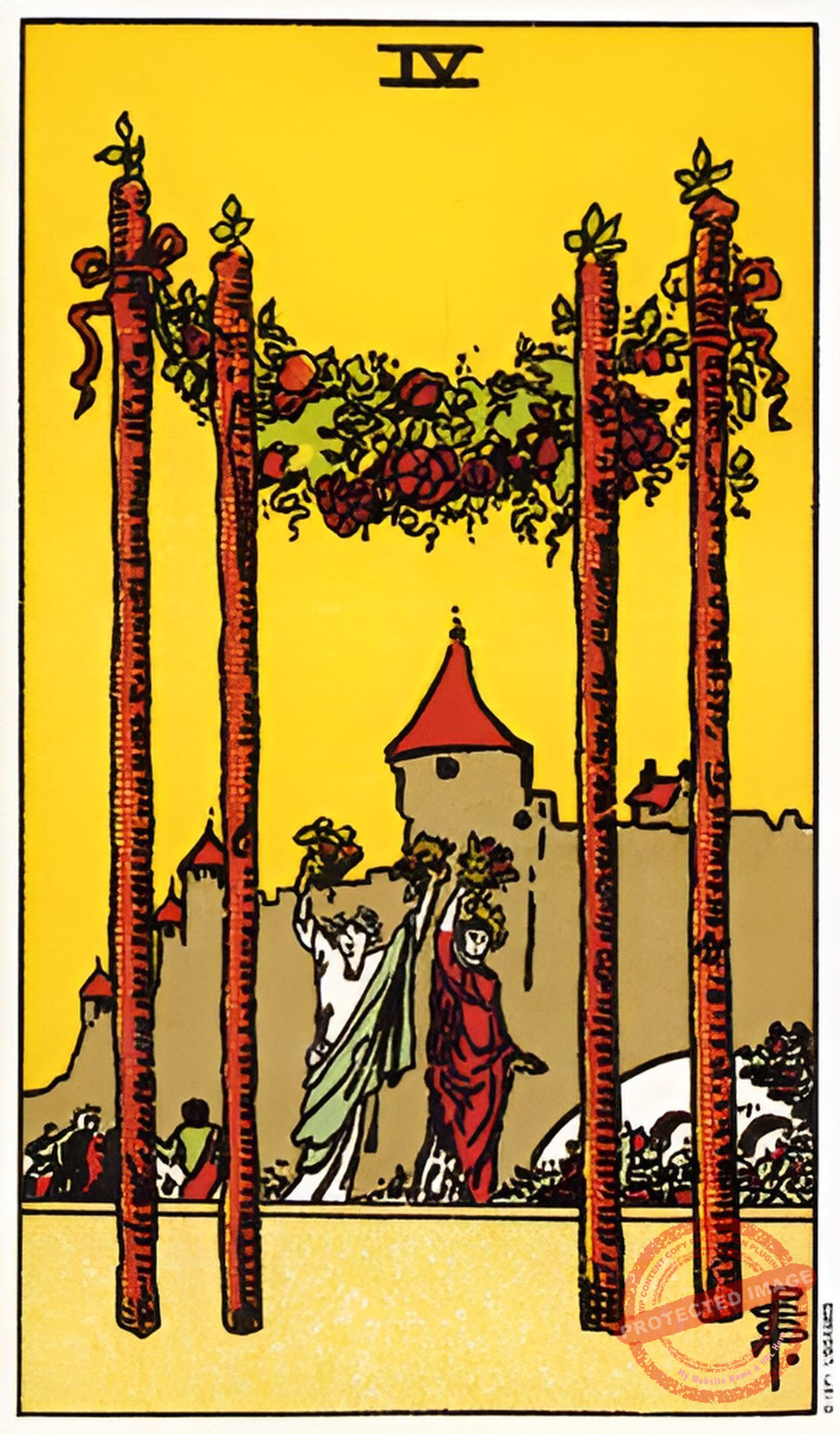 четворка жезли