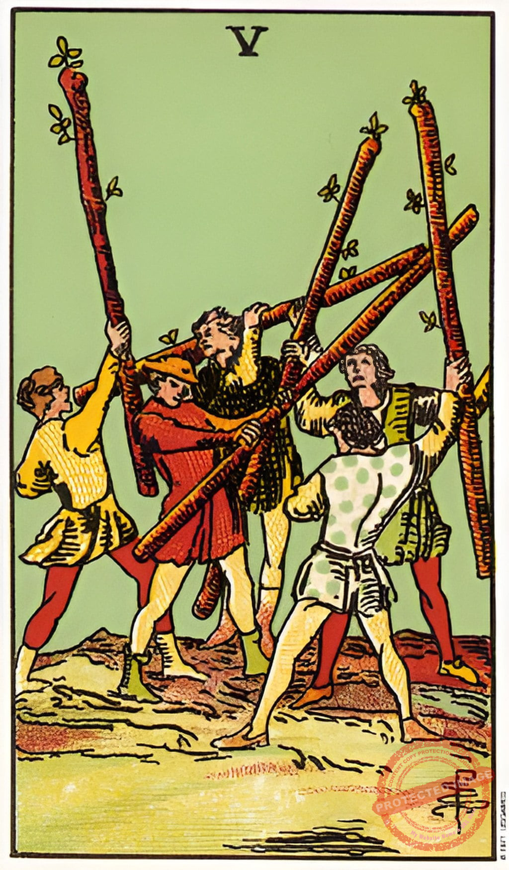 петица жезли