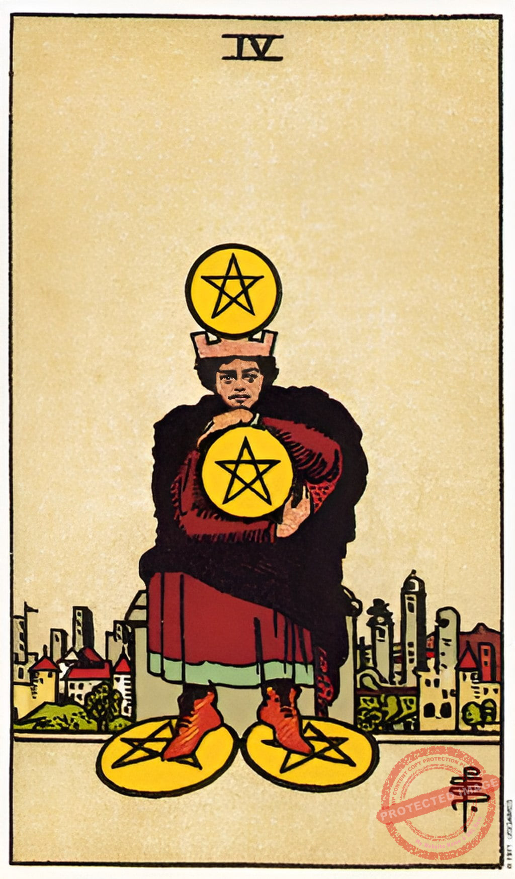 четворка пентакли