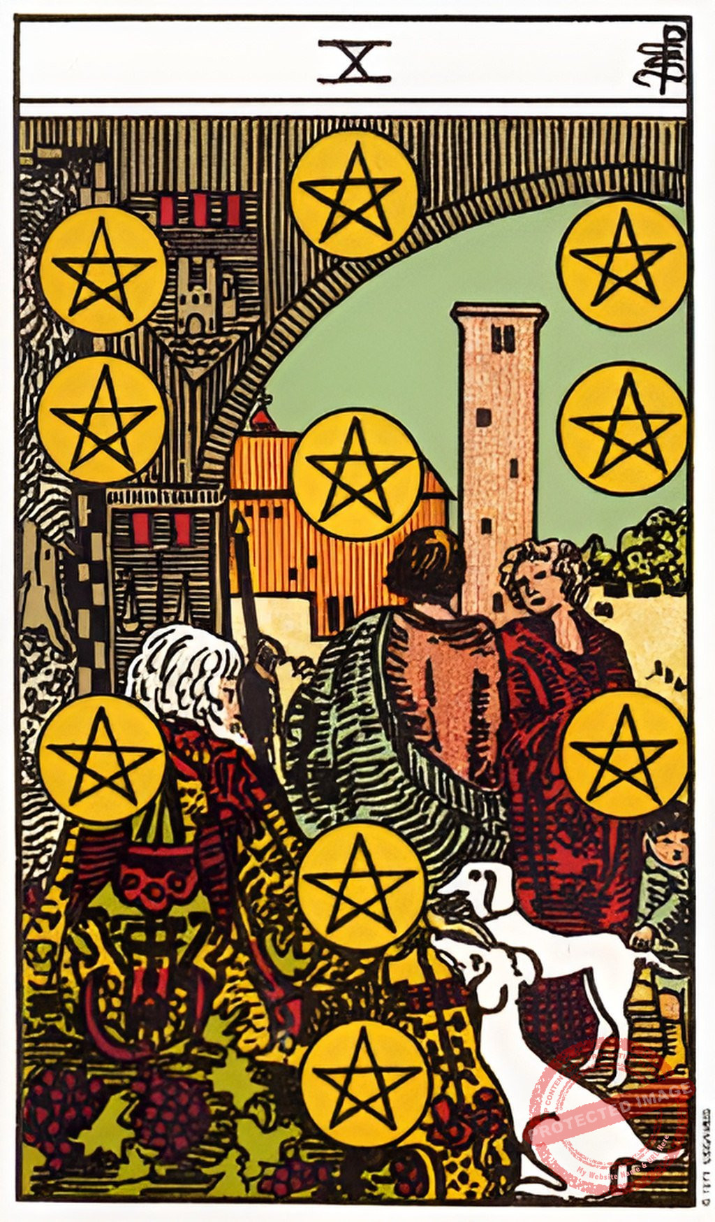 десетка пентакли