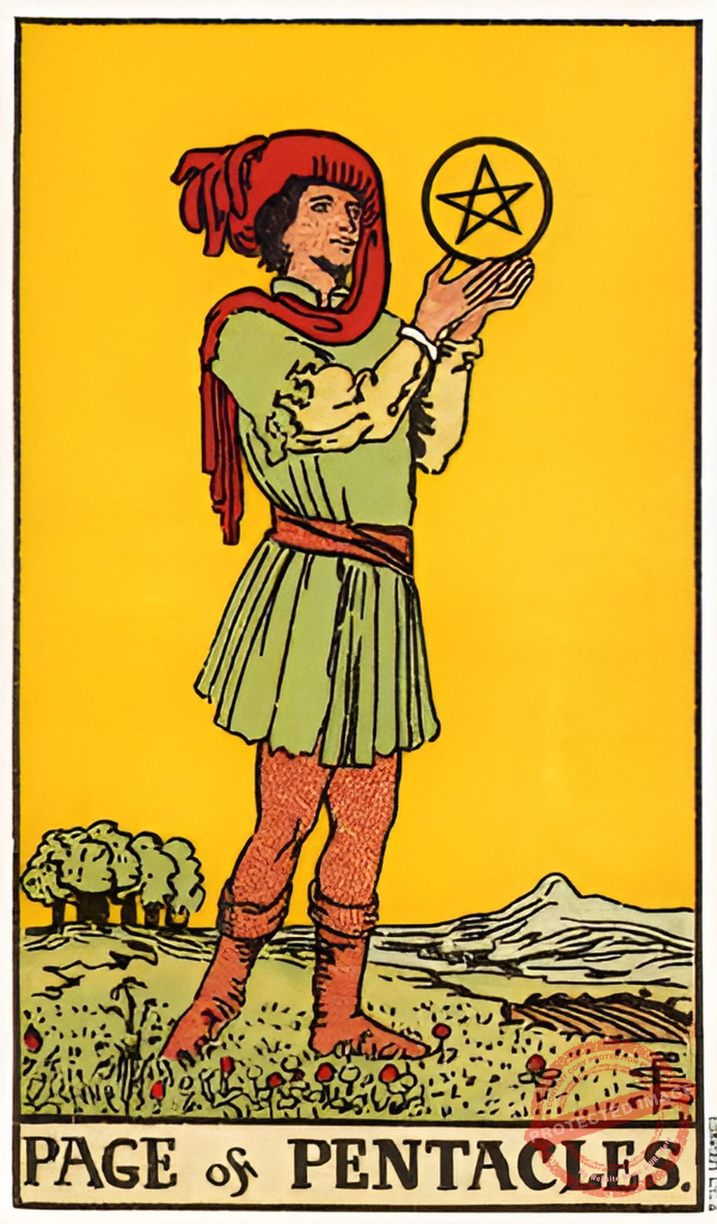 паж пентакли