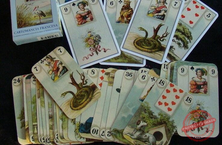 Гадаене с карти Ленорман-Детелина