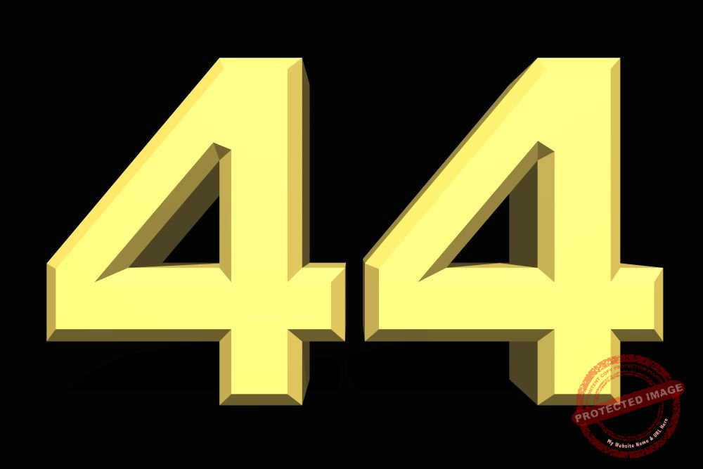 Вибрация 44 или числото 44