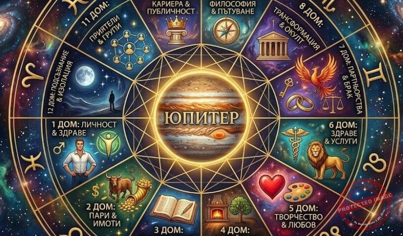 Юпитер в домовете