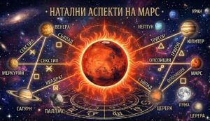 Натални аспекти на Марс
