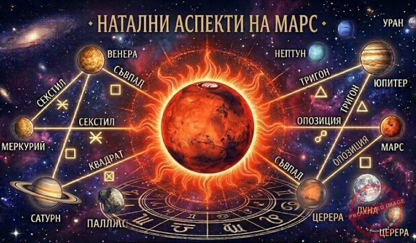 Натални аспекти на Марс