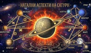 Натални аспекти на Сатурн
