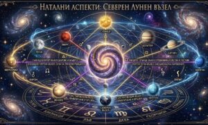 Натални аспекти Северен Лунен Възел