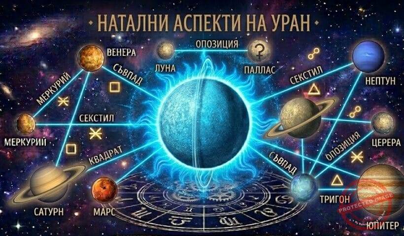 Натални аспекти на Уран