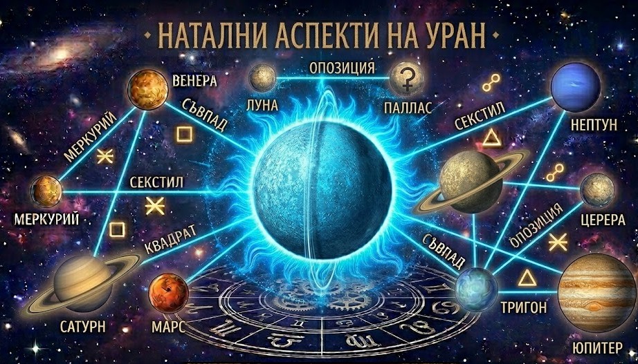 Натални аспекти на Уран