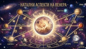 Натални аспекти на Венера