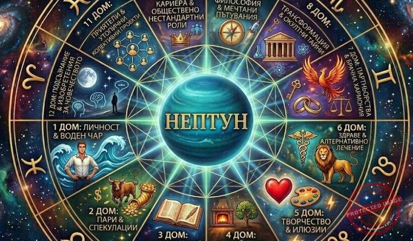 Нептун в домовете
