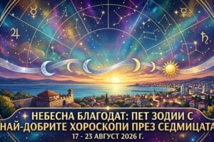 Небесна благодат: Пет зодии се радват на най-добрите хороскопи през седмицата до 23 август 2026
