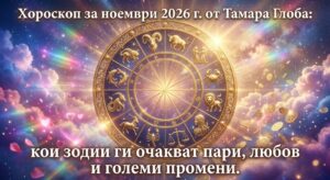 Хороскоп за ноември 2026 г. от Тамара Глоба: кои зодии ги очакват пари, любов и големи промени