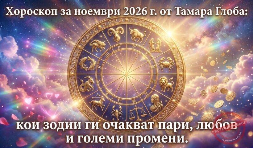 Хороскоп за ноември 2026 г. от Тамара Глоба: кои зодии ги очакват пари, любов и големи промени